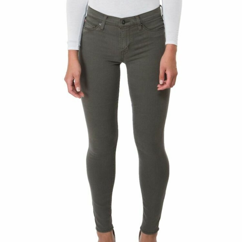 HUDSON JEANS Seaspray Green Ankle Skinny Jeans - 25